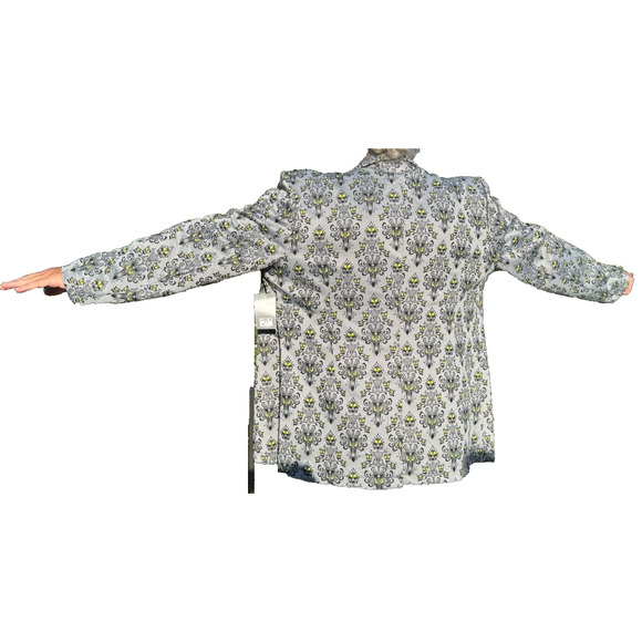 NWT Disney Haunted Mansion Jacket Scary Eyes GLOW in Dark LARGE Unisex - Picture 4 of 16